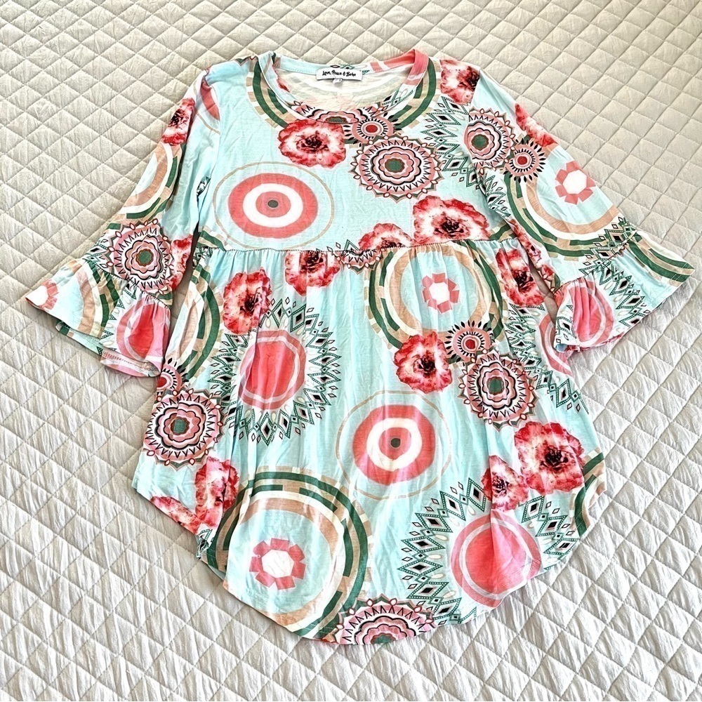 Floral print top